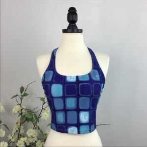Nike Dri-Fit Printed Crop Racerback Tank top